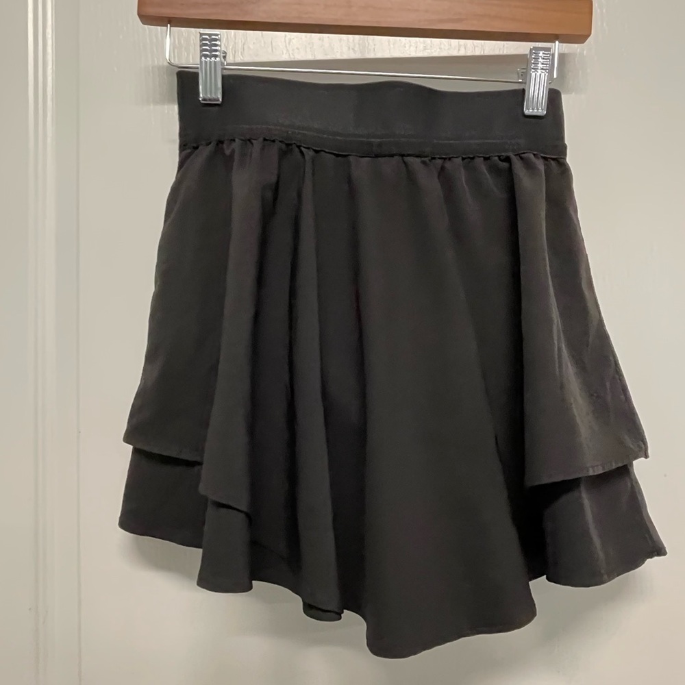 90 Degree By Reflex Black Skirted Shorts